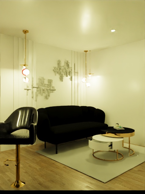 Projects Apartment LU3 living area interior